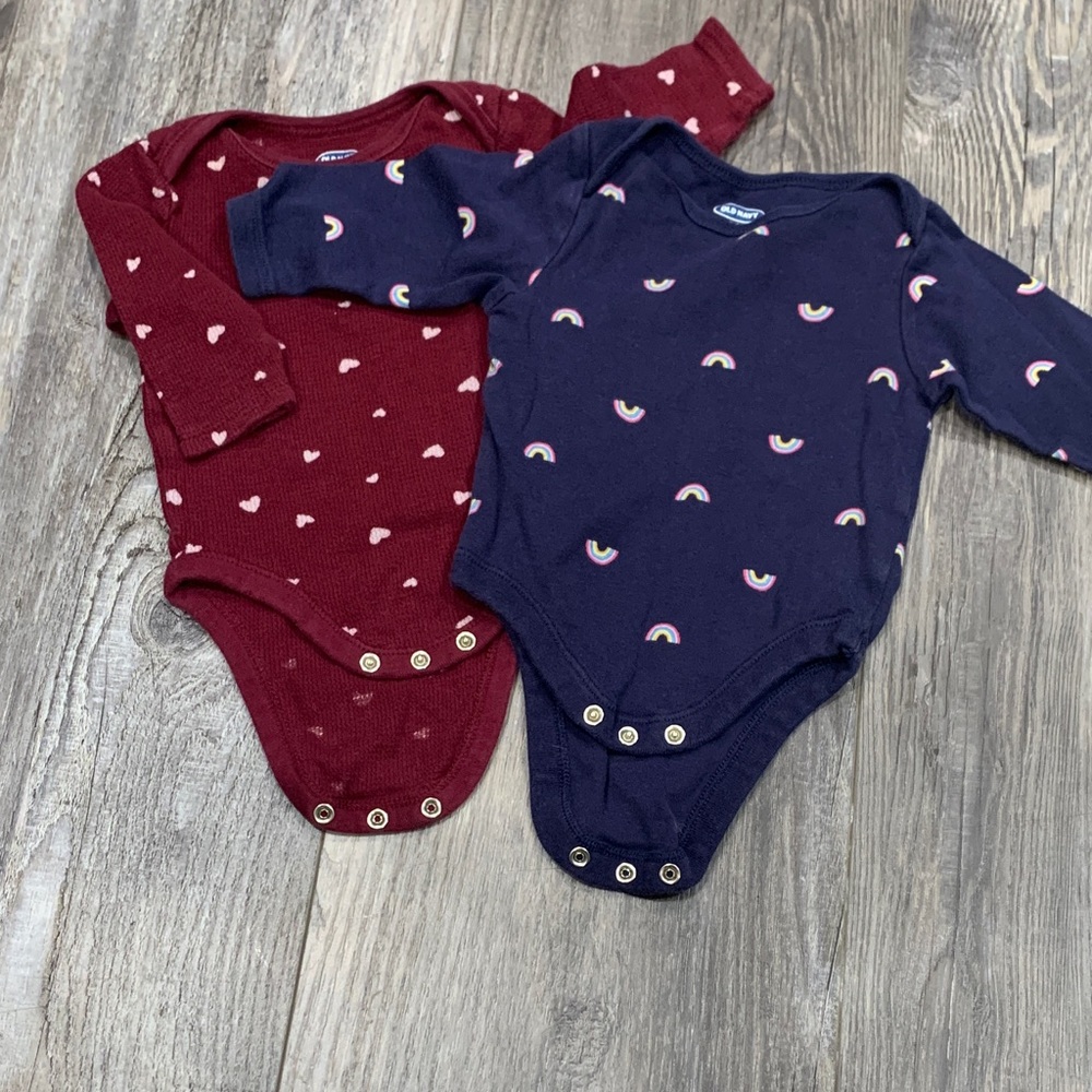 Old Navy Adorable Kids One Pieces‎ Set - Red and Blue